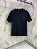 Polera Chrome Hearts 26SS verano nuevo cuello redondo manga corta polera - Estilo C CALIDAD ORIGINAL