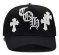 Gorra TCH gótico con dos cruces blancas