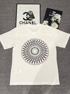 Polera Chrome Hearts Letras Sánscritas #YH025 - Estilo B CALIDAD ORIGINAL