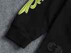 Prenda Chrome Hearts cruz y herradura estampado de logo cuello redondo manga larga - Estilo D CALIDAD ORIGINAL