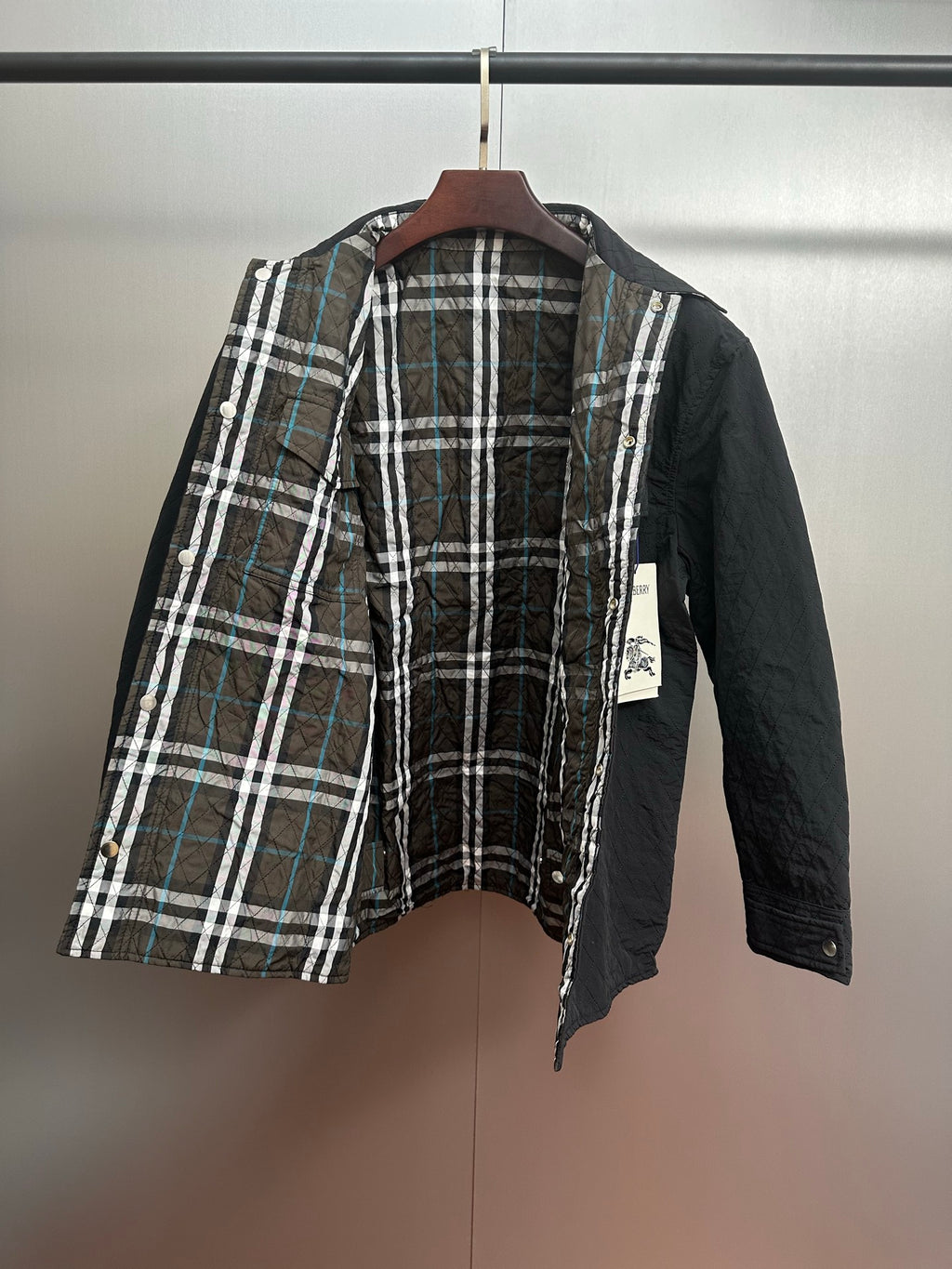 Chaqueta Burberry 25SS otoño/invierno de hombre reversible Cotton chaqueta CALIDAD ORIGINAL