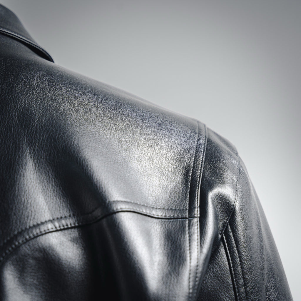 Chaqueta de Cuero Chrome Hearts Bordado Grande CALIDAD ORIGINAL