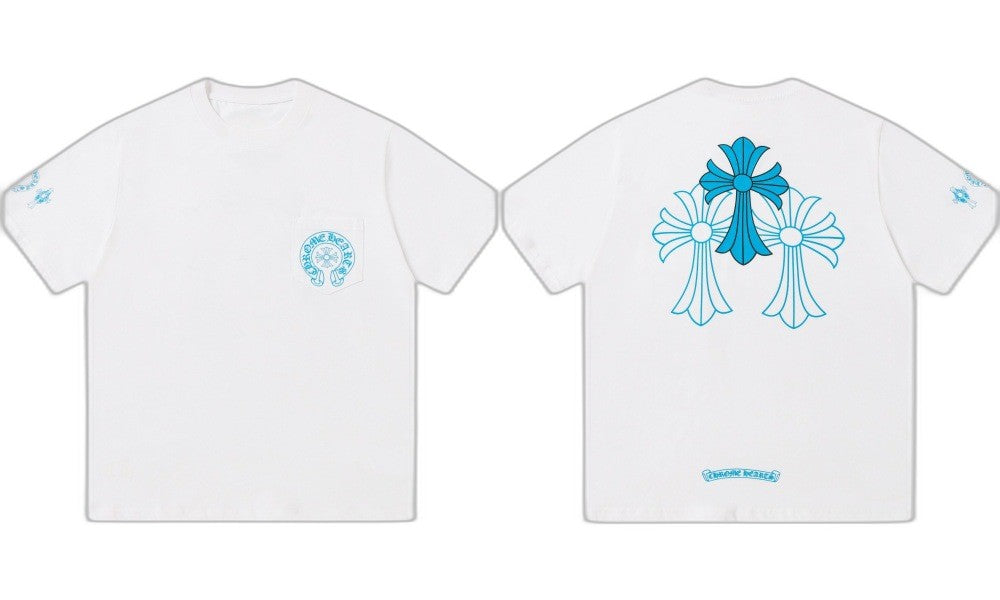 Chrome Hearts Trío Celeste - Blanco - CALIDAD ORIGINAL