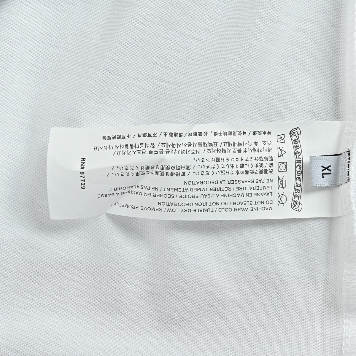 Polera Chrome Hearts Manga Larga Sánscrito - Estilo B CALIDAD ORIGINAL
