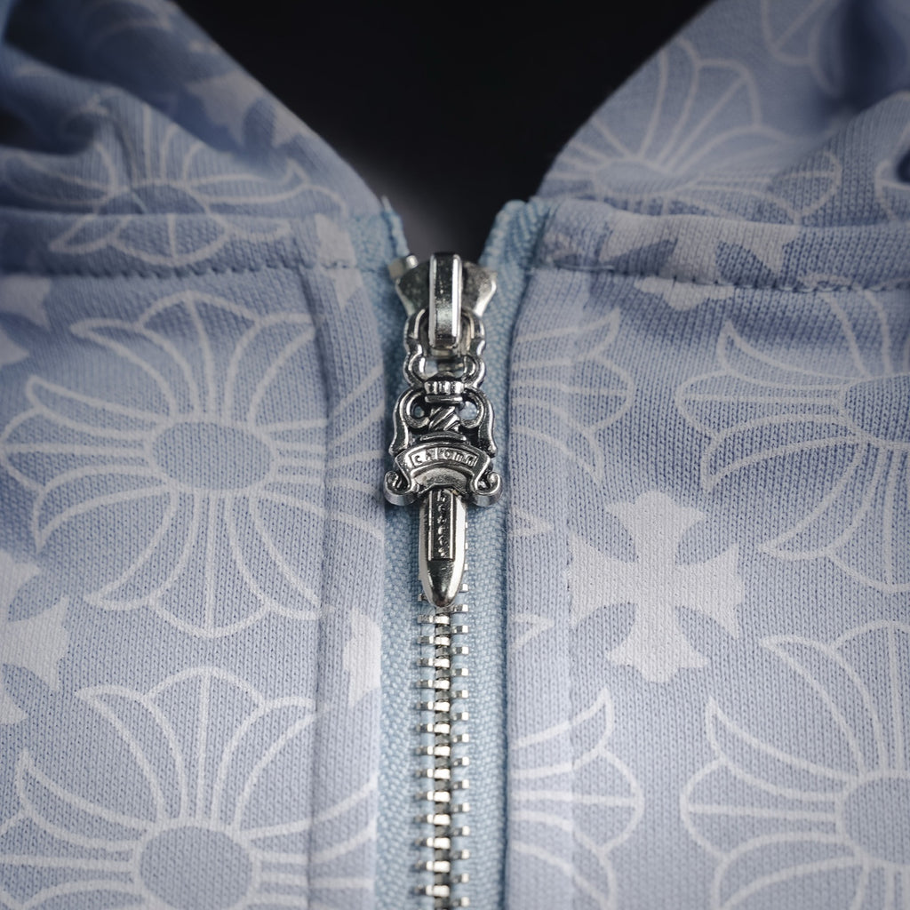 Sudadera Chrome Hearts estampado integral con cremallera chaqueta tipo sudadera CALIDAD ORIGINAL