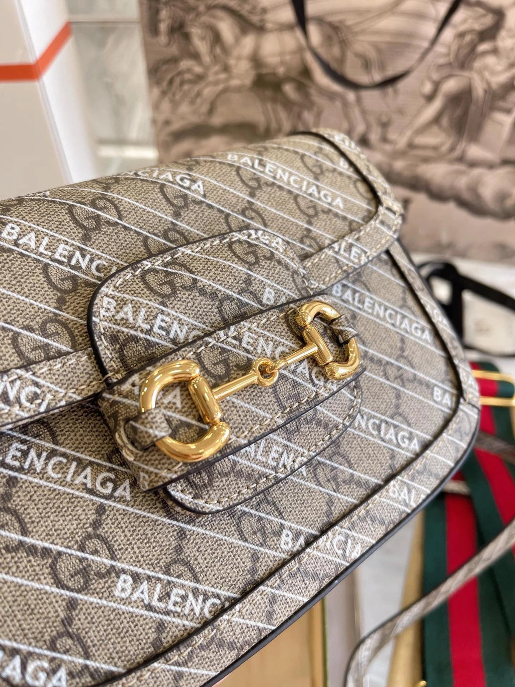 Cartera mini number GUCC x BALENCIAGA