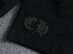 Prenda Chrome Hearts cruz y herradura estampado de logo cuello redondo manga larga - Estilo D CALIDAD ORIGINAL