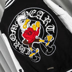 Chaqueta Chrome Hearts Estilo Béisbol SS26 Pasarela Bordado Pesado CALIDAD ORIGINAL