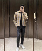 Chaqueta Burberry 22Fw reversible a cuadros CALIDAD ORIGINAL