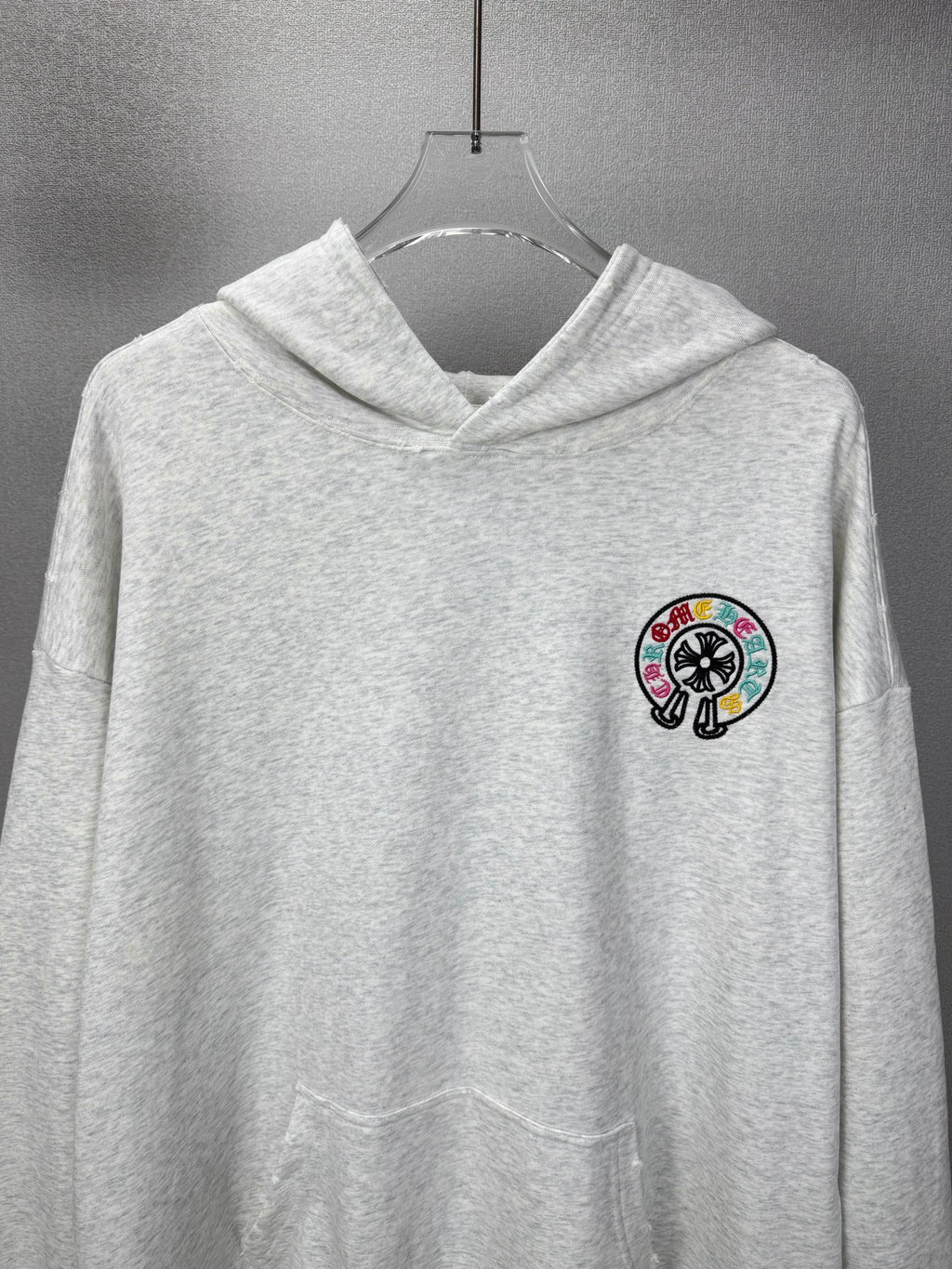 Sudadera Chrome Hearts 2026 nuevo bordado herradura colorido sánscrito logo Washed y desgastado para pareja con capucha CALIDAD ORIGINAL