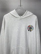 Sudadera Chrome Hearts 2026 nuevo bordado herradura colorido sánscrito logo Washed y desgastado para pareja con capucha CALIDAD ORIGINAL