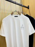 Polera Chrome Hearts 26SS verano nuevo cuello redondo manga corta polera - Estilo E CALIDAD ORIGINAL