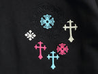 Sudadera Chrome Hearts 2026 cruz bordado verano nuevo Arrival Original Counter American lavado ácido desgastado - Estilo B CALIDAD ORIGINAL