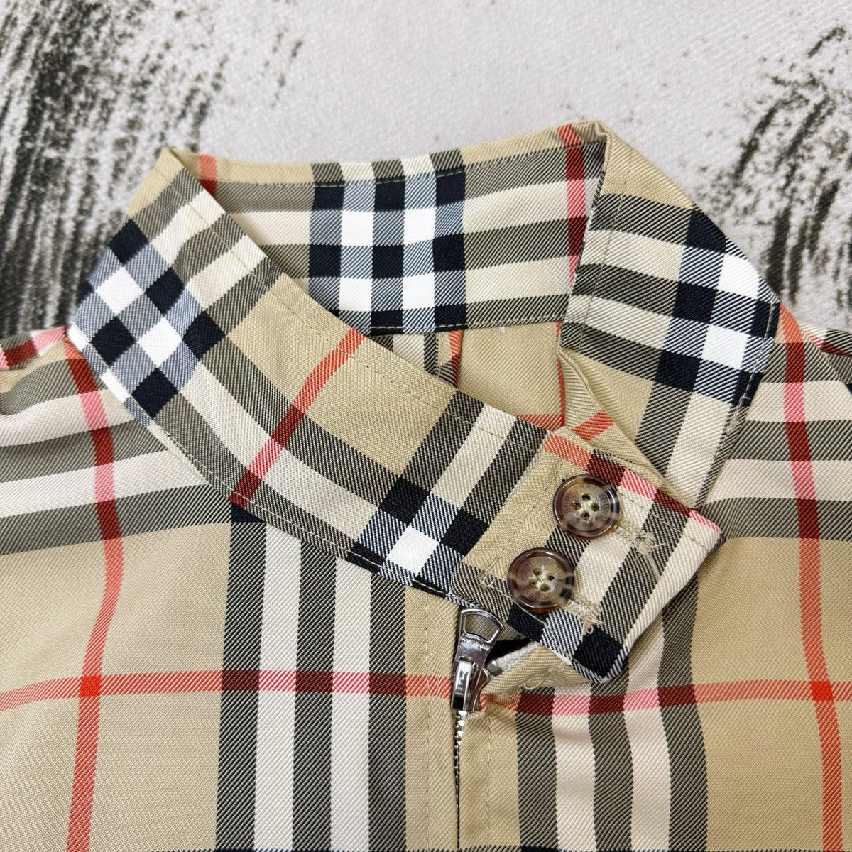 Chaqueta Burberry a cuadros stand-up collar chaqueta CALIDAD ORIGINAL