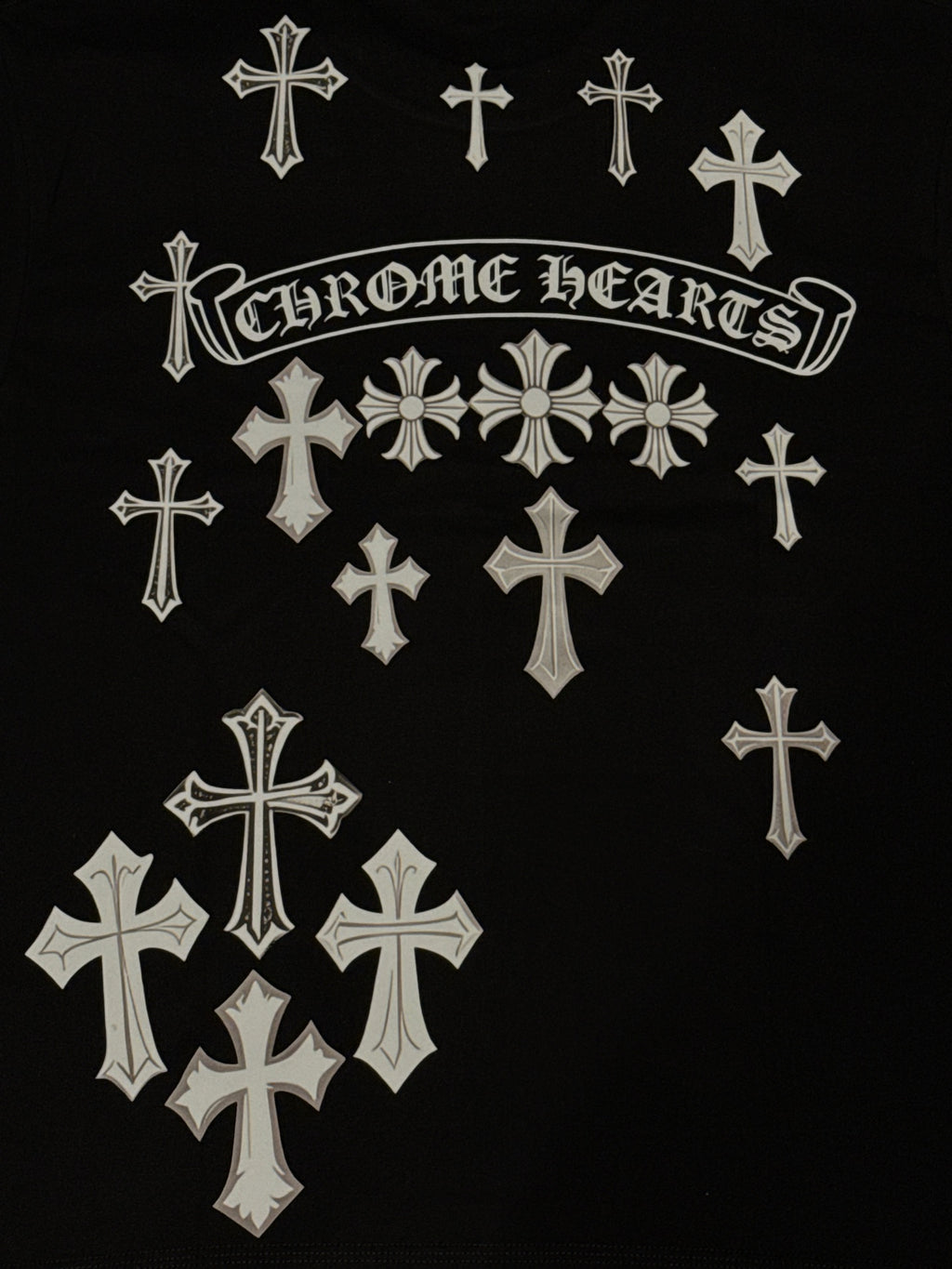 Polera Chrome Hearts Letras Sánscritas #YH024 CALIDAD ORIGINAL