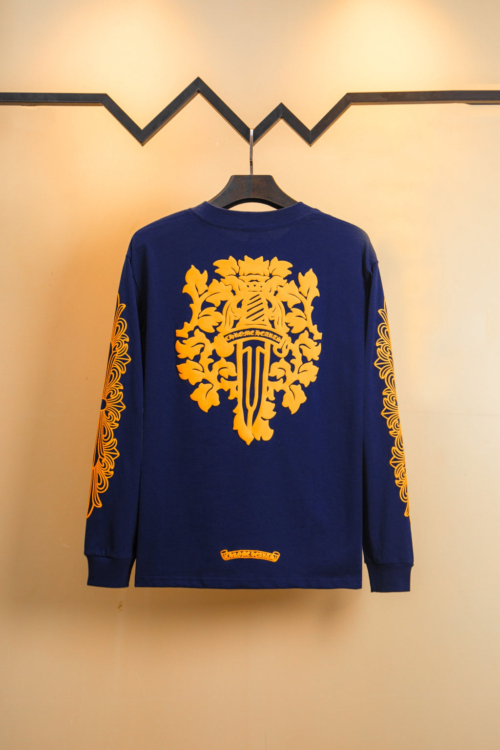Polera Manga Larga Chrome Hearts espada floral con bolsillo CALIDAD ORIGINAL