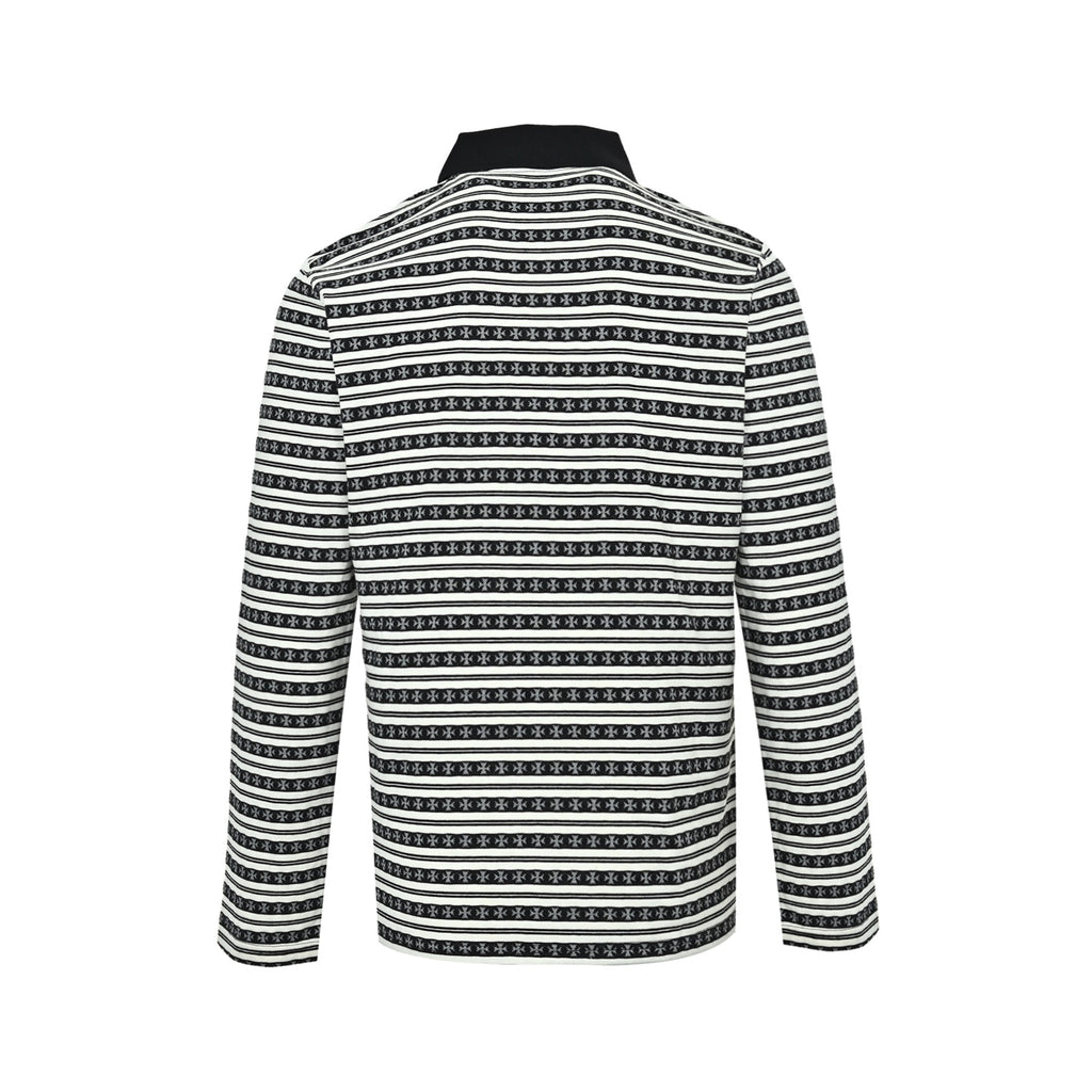 Polo Chrome Hearts Rayas Manga Larga - Estilo B CALIDAD ORIGINAL