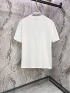 Polera Chrome Hearts 26SS verano nuevo cuello redondo manga corta polera - Estilo D CALIDAD ORIGINAL