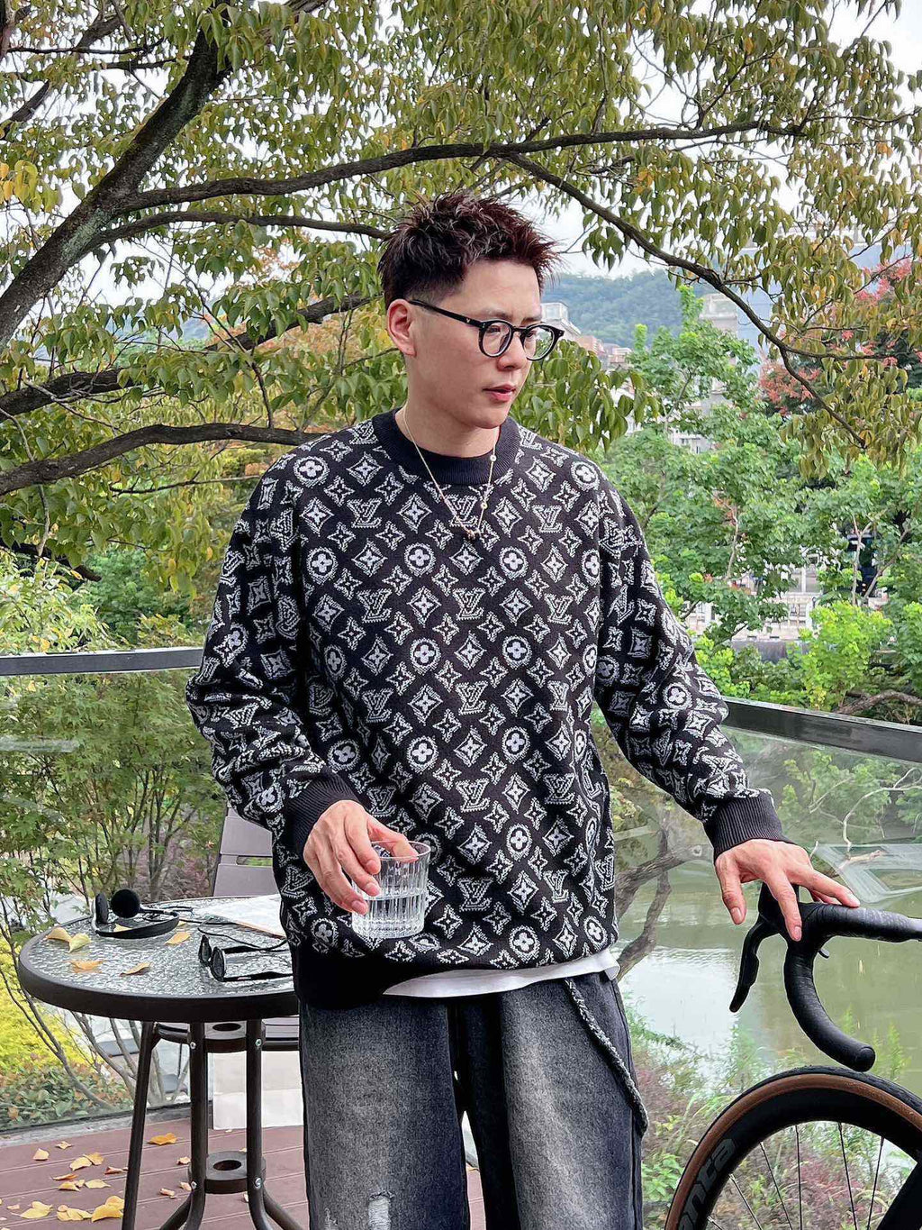 Chompa Louis Vuitton upper body effect - Estilo G CALIDAD ORIGINAL