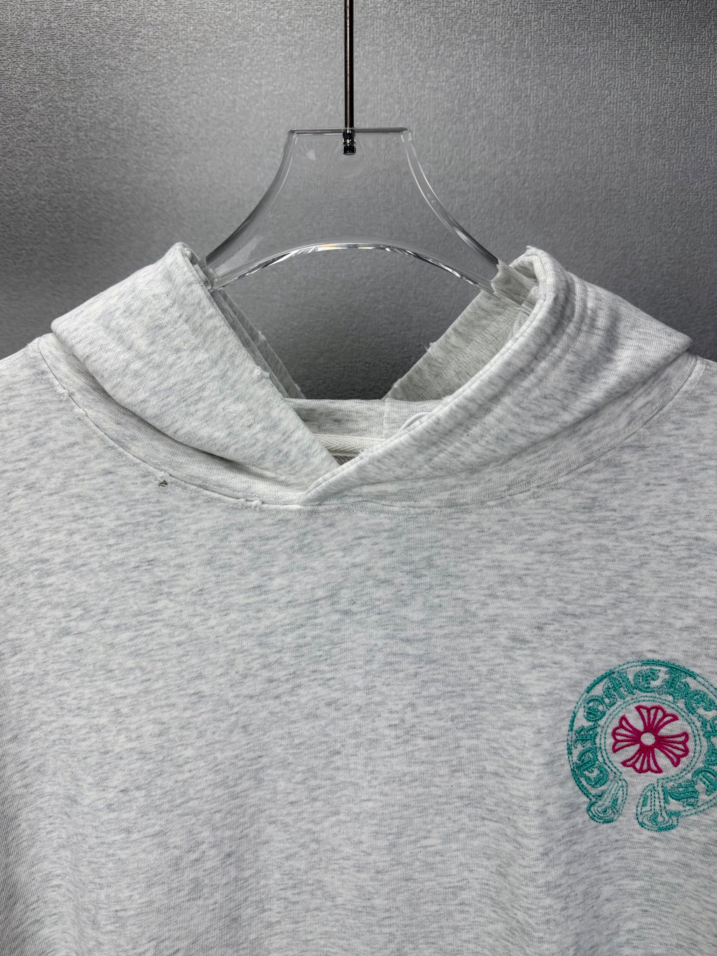 Sudadera Chrome Hearts 2026 nuevo bordado herradura logo Washed y desgastado para pareja con capucha CALIDAD ORIGINAL