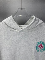 Sudadera Chrome Hearts 2026 nuevo bordado herradura logo Washed y desgastado para pareja con capucha CALIDAD ORIGINAL