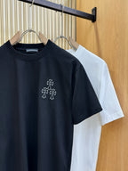 Polera Chrome Hearts 26SS verano nuevo cuello redondo manga corta polera - Estilo F CALIDAD ORIGINAL