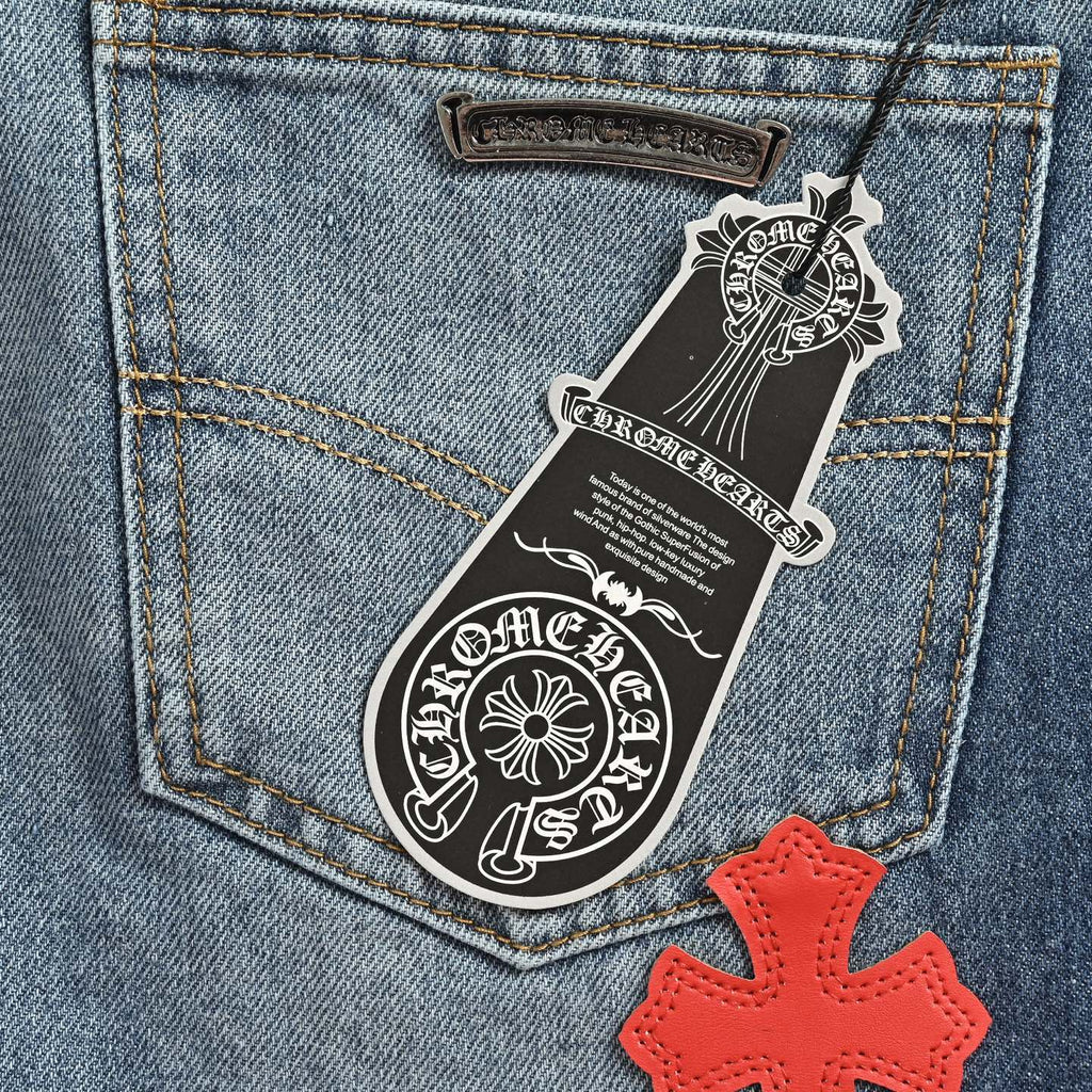 Pantalón Chrome Hearts Jeans Cruz Bordada CALIDAD ORIGINAL