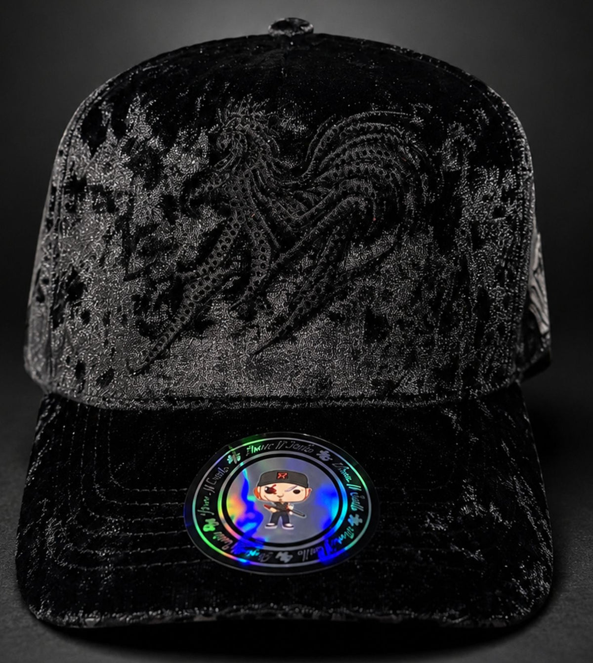 Gorra Negra texturizada