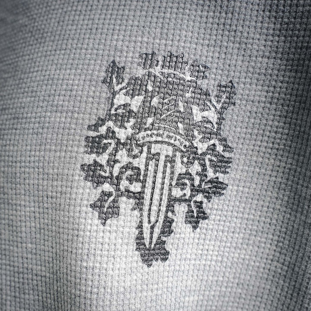Polera Manga Larga Chrome Hearts /CH waffle estampado manga larga polera con vid y espada estampado CALIDAD ORIGINAL