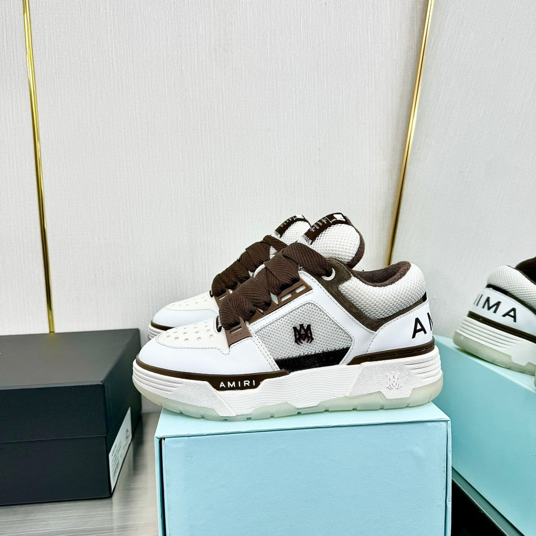 Amiri MA-1 – Blanco/Café