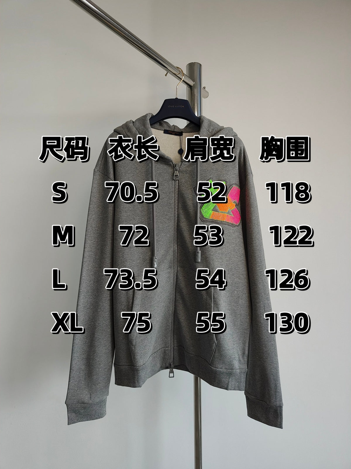 Prenda Louis Vuitton 1v尺码表 CALIDAD ORIGINAL