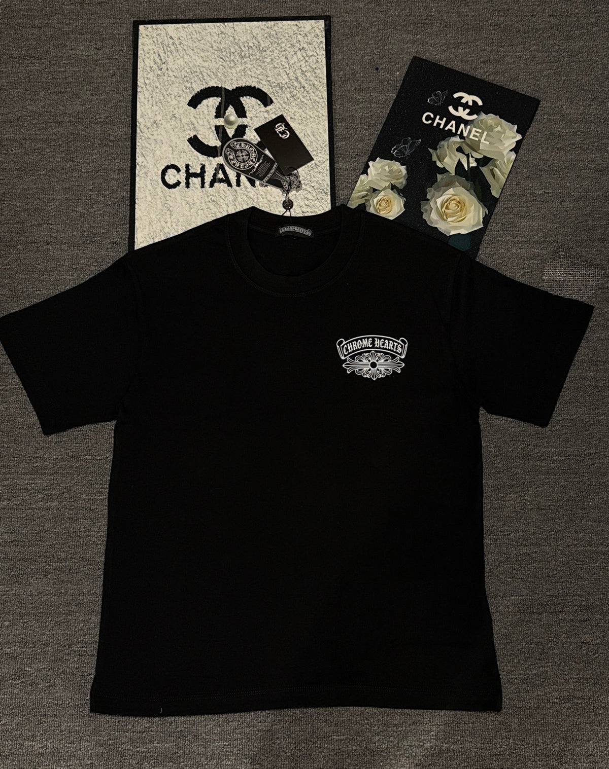 Polera Chrome Hearts Letras Sánscritas #YH024 CALIDAD ORIGINAL