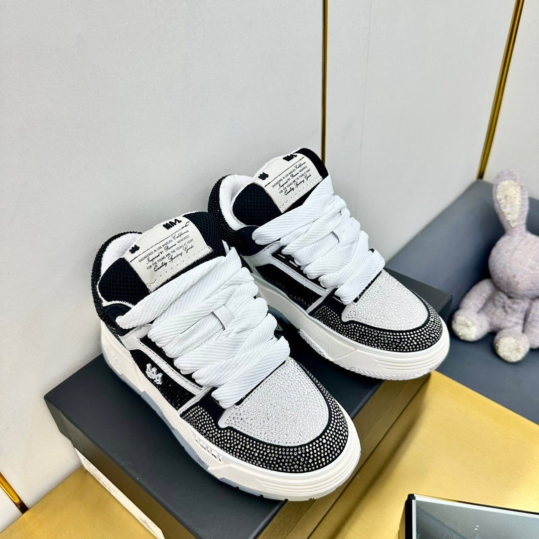 Amiri MA-1 – Negro Blanco Brillante