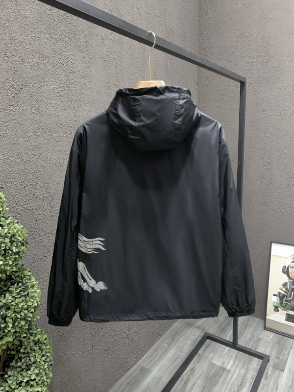 Chaqueta Burberry ecuestre estampado con capucha chaqueta CALIDAD ORIGINAL