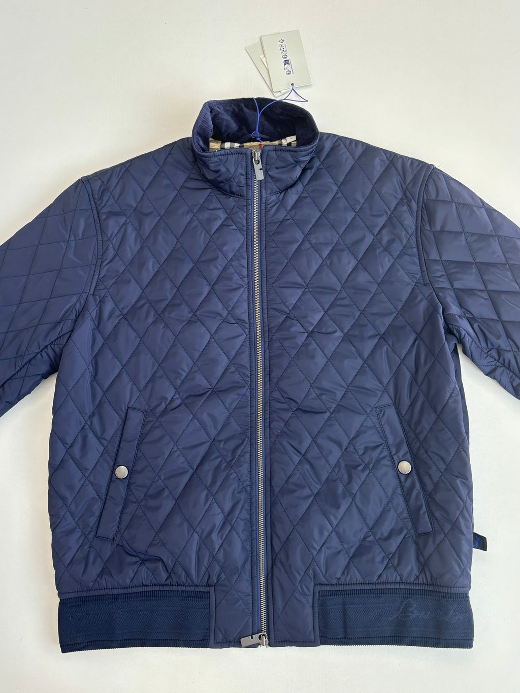 Chaqueta Burberry acolchado stand-up collar nylon chaqueta - Estilo B CALIDAD ORIGINAL