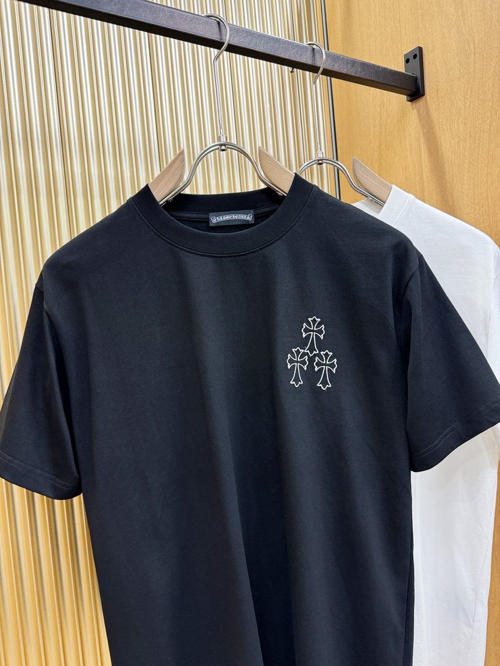 Polera Chrome Hearts 26SS verano nuevo cuello redondo manga corta polera - Estilo F CALIDAD ORIGINAL