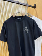 Polera Chrome Hearts 26SS verano nuevo cuello redondo manga corta polera - Estilo F CALIDAD ORIGINAL