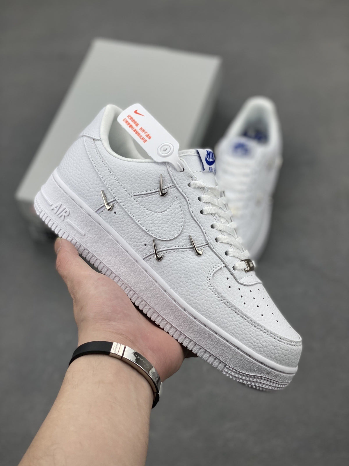 Air Force One - Plata cuatro ganchos pequeños