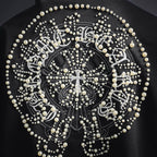Sudadera Chrome Hearts 26SS perla cruz bordado con capucha CALIDAD ORIGINAL