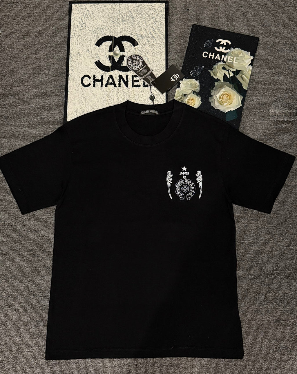 Polera Chrome Hearts Letras Sánscritas #YH025 CALIDAD ORIGINAL