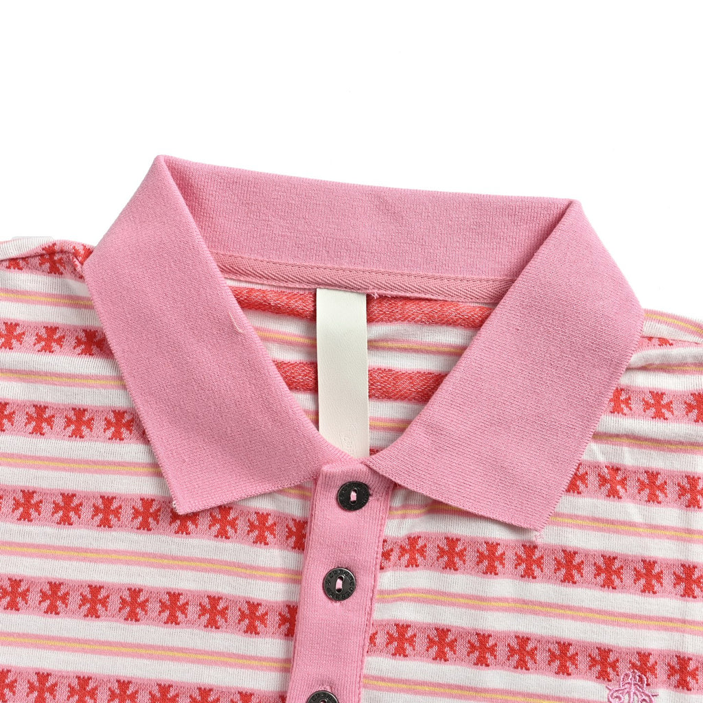 Polo Chrome Hearts Rayas Manga Larga - Estilo E CALIDAD ORIGINAL