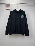 Sudadera Chrome Hearts 2026 nuevo bordado herradura logo Washed y desgastado para pareja con capucha - Estilo B CALIDAD ORIGINAL