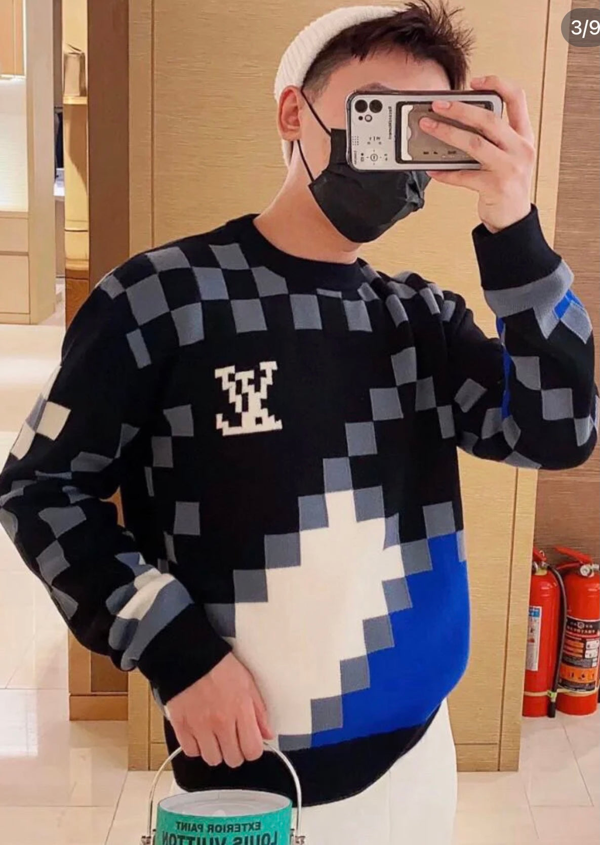 Chompa Louis Vuitton upper body effect - Estilo C CALIDAD ORIGINAL