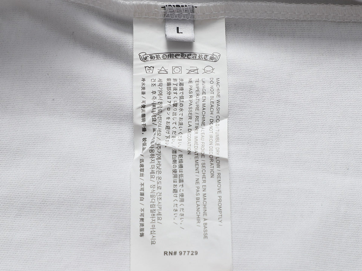 Prenda Chrome Hearts cruz y herradura estampado de logo cuello redondo manga larga - Estilo E CALIDAD ORIGINAL