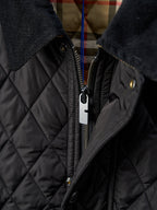 Chaqueta Burberry acolchada Nylon Barn a cuadros con cuello de pana - Estilo B CALIDAD ORIGINAL