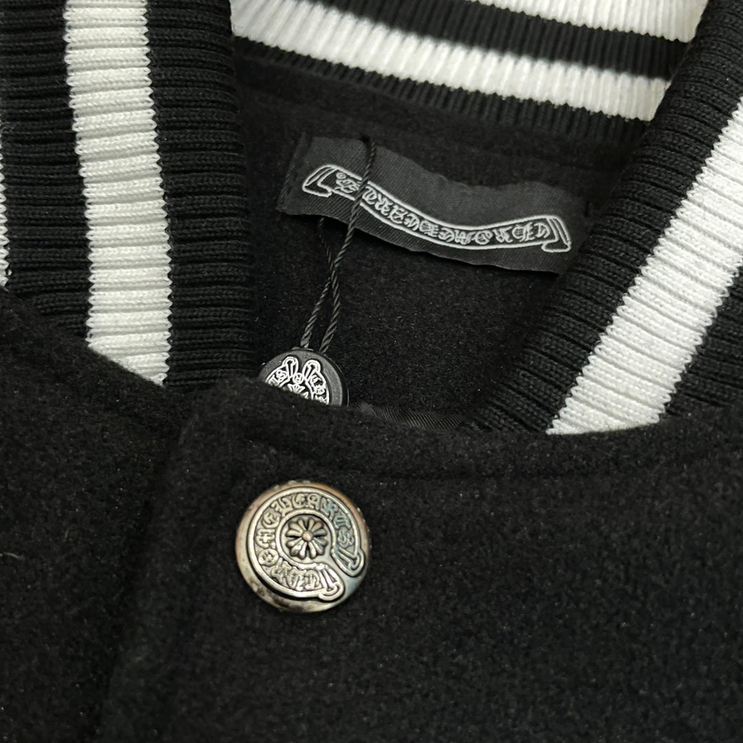 Chaqueta Chrome Hearts CH️ 2024 primavera/verano de pasarela estilo béisbol chaqueta - Estilo B CALIDAD ORIGINAL