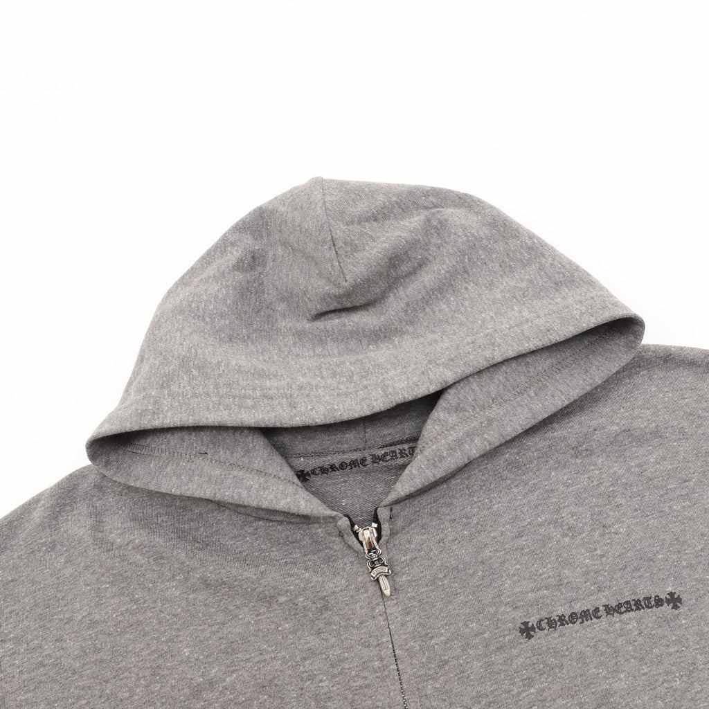 Chaqueta Chrome Hearts con capucha, vid y espada estampadas en la espalda CALIDAD ORIGINAL