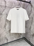 Polera Chrome Hearts 26SS verano nuevo cuello redondo manga corta polera - Estilo D CALIDAD ORIGINAL