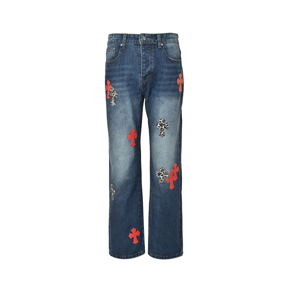 Pantalón Chrome Hearts Jeans Cruz Bordada CALIDAD ORIGINAL