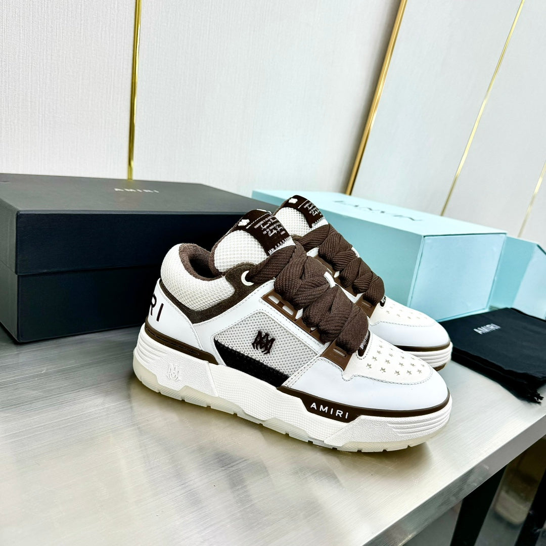Amiri MA-1 – Blanco/Café